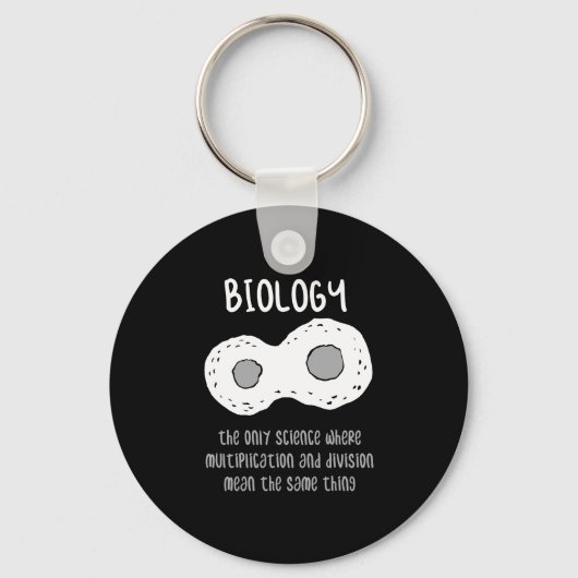 Biologie - Biologie de enige wetenschappelijke cad Sleutelhanger (Voorkant)