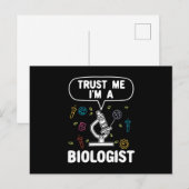 Biologie Bioloog Gift Briefkaart (Voorkant / Achterkant)