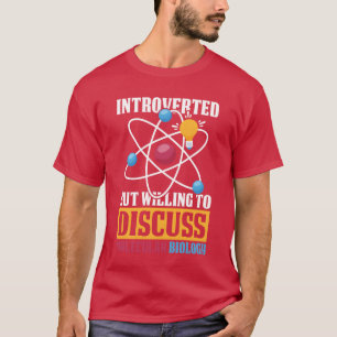 Biologie Bioloog Introvert Moleculair Bioloog cade T-shirt