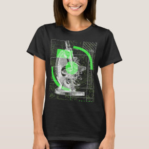 Biologie Bioloog Microscoop Microbiologen T-shirt