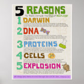 Biologie buiten de verpakking - Intelligent design Poster (Voorkant)