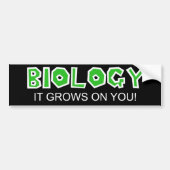 Biologie Bumpersticker (Voorkant)