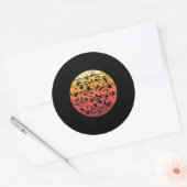 biologie celwetenschapslaboratorium ronde sticker (Envelop)