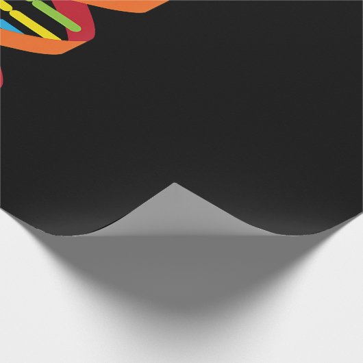 biologie dna molecule wetenschapsleraar genen cadeaupapier (Hoek)