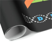 biologie dna molecule wetenschapsleraar genen cadeaupapier (Rol Hoek)