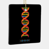 biologie dna molecule wetenschapsleraar genen keramisch ornament (Rechts)