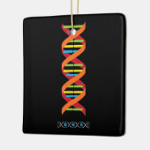biologie dna molecule wetenschapsleraar genen keramisch ornament (Links)