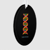 biologie dna molecule wetenschapsleraar genen ornament (voorkant)