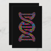 biologie-DNA-molecule woordwolkendocent Feestdagenkaart (Voorkant / Achterkant)