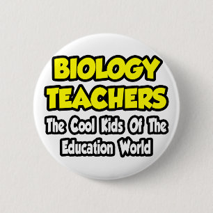 Biologie docenten... Koel Kinderen van Edu World Ronde Button 5,7 Cm