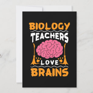 Biologie Docenten Liefhebben Hersenen Halloween Sc Feestdagenkaart
