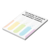 Biologie en chemie Leerkrachten: Wetenschap is Gew Notitieblok (Linkerzijde)