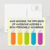 Biologie- en scheikundedocenten: Wetenschap is Gew Briefkaart (Voorkant / Achterkant)