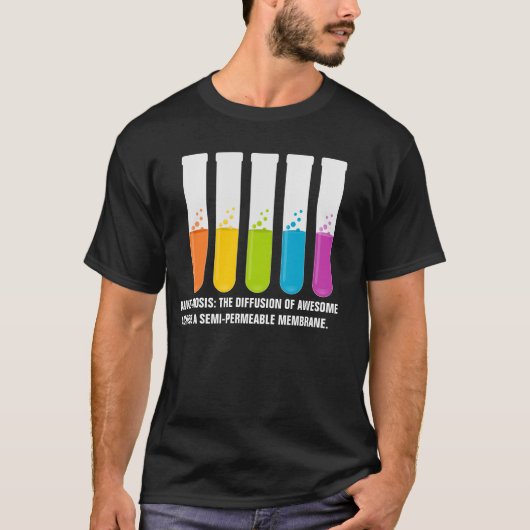 Biologie- en scheikundedocenten: Wetenschap is Gew T-shirt (Voorkant)