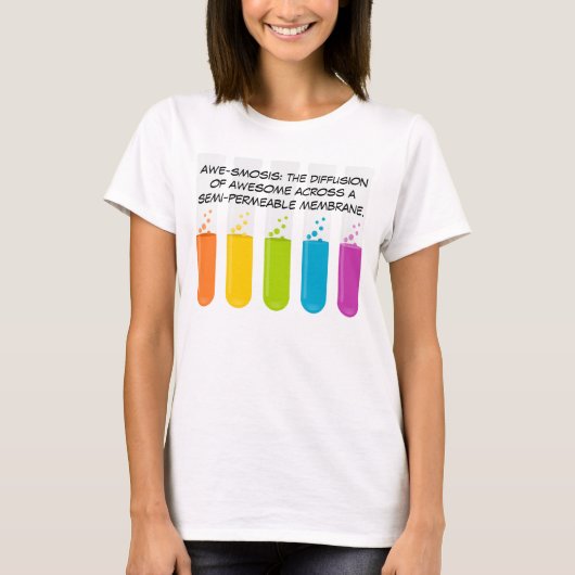 Biologie- en scheikundedocenten: Wetenschap is Gew T-shirt (Voorkant)
