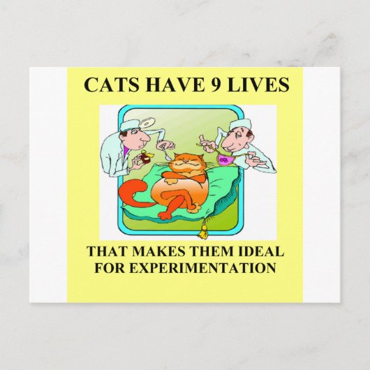 biologie-experiment briefkaart (Voorkant)