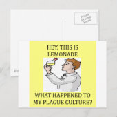 biologie-experiment briefkaart (Voorkant / Achterkant)