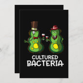 biologie gekweekte bacteriën grappige studentenwet feestdagenkaart (Voorkant / Achterkant)