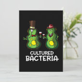 biologie gekweekte bacteriën grappige studentenwet feestdagenkaart (Staand voorkant)