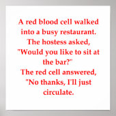 biologie grap poster (Voorkant)