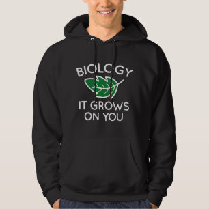 Biologie groeit op je hoodie