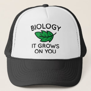 Biologie groeit op je trucker pet