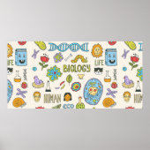 Biologie. Handgetrokken.  illustratie. Poster (Voorkant)