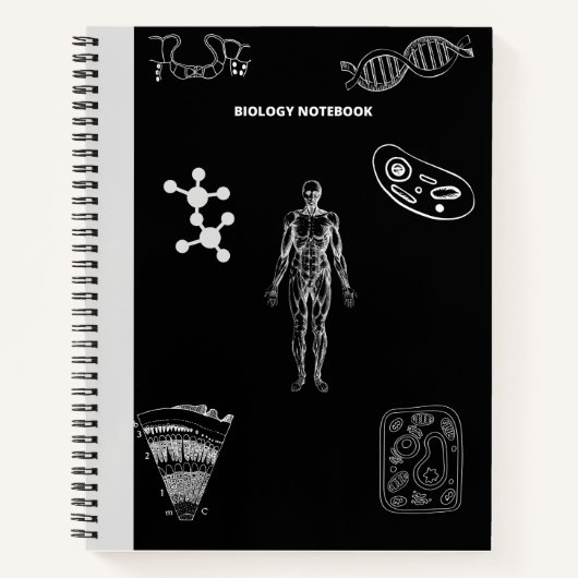 BIOLOGIE HUMAN BODY & CELLS NOTITIEBOEK (Voorkant)