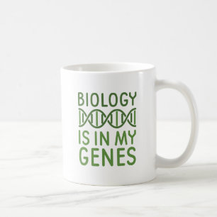 Biologie in mijn genen koffiemok