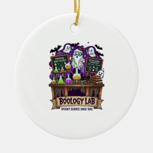 Biologie Lab Griezelige Wetenschap Geest Wetenscha Keramisch Ornament