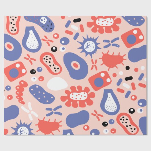 Biologie leraar inpakpapier (Vlak)