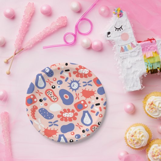 Biologie Leraar Papier Borden Papieren Bordje (Feest)