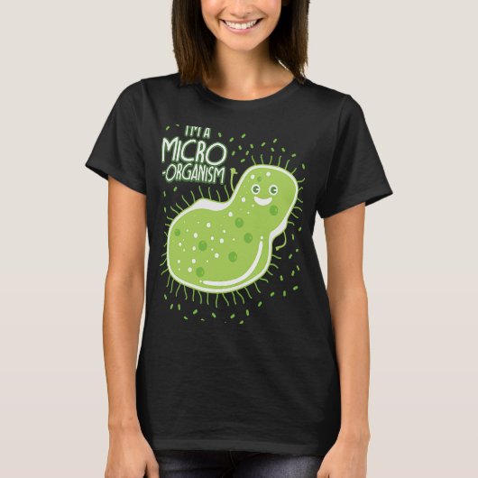 Biologie Lessen Student Bacteria T-shirt (Voorkant)