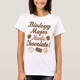 Biologie majoor Chocolade T-shirt