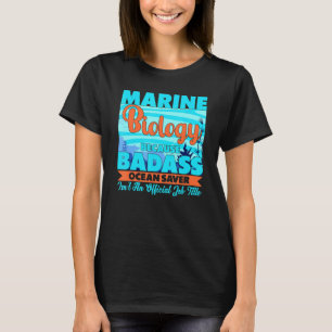 Biologie mariene bioloog walvis mariene biologie t-shirt