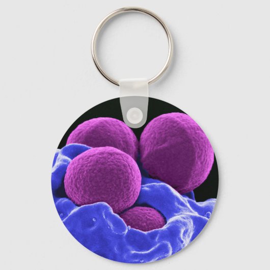 biologie microbiologie cadeau voor studenten sleutelhanger (Voorkant)