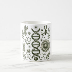 Biologie mok met vintage uitstraling DNA & weten