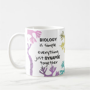 Biologie Neuron Synapse Science Doctor in de leraa Koffiemok
