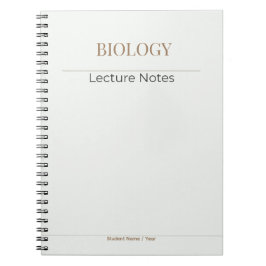 Biologie Notitieboek – Minimale Academische Editie