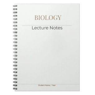 Biologie Notitieboek – Minimale Academische Editie