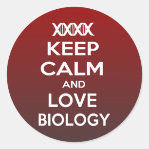 Biologie nucleotide adenine paar met uracil UBiolo Ronde Sticker