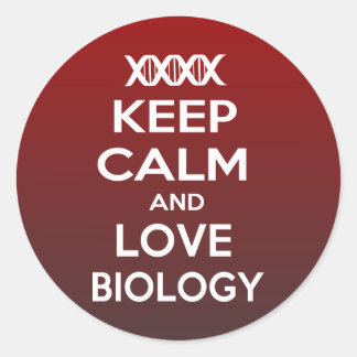 Biologie nucleotide adenine paar met uracil UBiolo Ronde Sticker