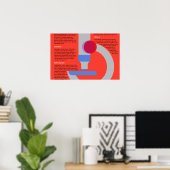 Biologie onthult geloof - vijf redenen poster (Thuiskantoor)