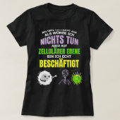 Biologie Ontwerp Grappig voor Bioloog Student Rese T-shirt (Design voorkant)
