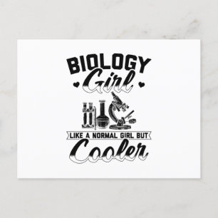 Biologie Science Biologe Laboratoriumstudie Gift Briefkaart