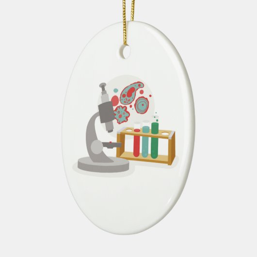 Biologie Science Keramisch Ornament (Links)