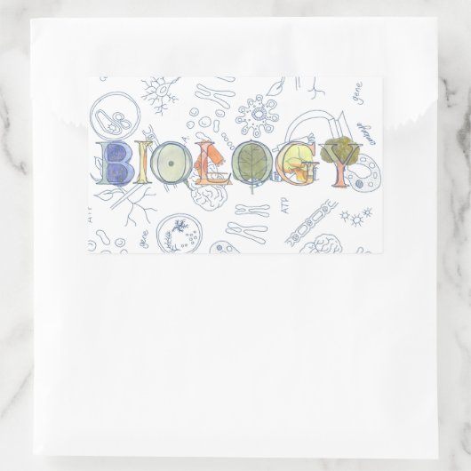 Biologie sticker (Tas)