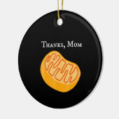 biologie t , mitochondria , bedankt , moeder , wet keramisch ornament (Links)