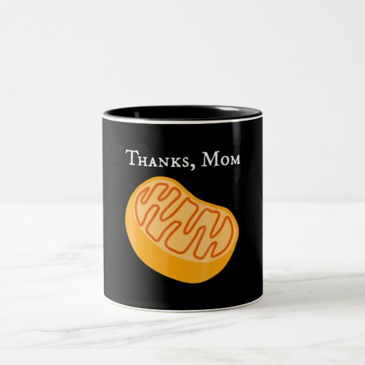 biologie t , mitochondria , bedankt , moeder , wet tweekleurige koffiemok (Center)