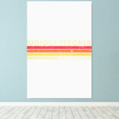 BIOLOGIE-TEACHER Funny Job Title Professional Birt Canvas Afdruk (Insitu (Houten vloer))